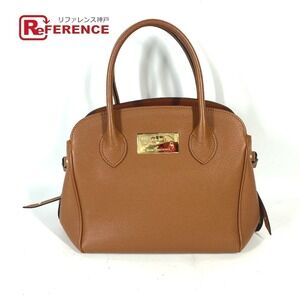 Louis Vuitton Milla Shoulder Tote Bag Handbag Brown Leather